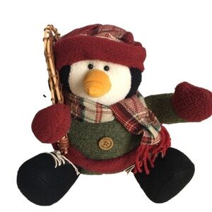 Plush Christmas Penguin With Snow Shoes